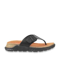 Metro Men's Black Thong Sandals-picture-23