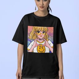 Reifica Women Printed Drop-Shoulder Sleeves T-shirt-image-44