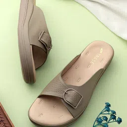 TRASE Women Open Toe Flats with Bows-44