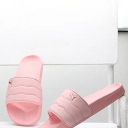 Puma Women's Leadcat 2.0 Puffy Peach Slides-image-10