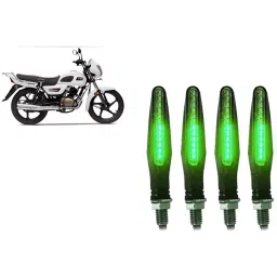 Cartronics Pen Type Green LED Indicator  for TVS Radeon(Pack of 4 Pcs)-48