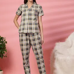 ETC Women Checked Night suit-picture-46