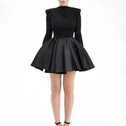 To Queens Women Embellished Fit & Flare Mini Dress-image-4