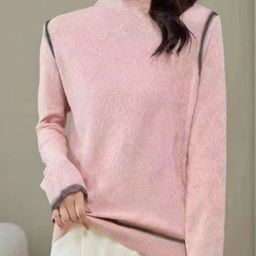 DressBerry Women Pink Cotton Pullover-picture-16