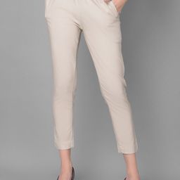 Comfort Lady Women Solid Mid-Rise Casual Regular Trouser-image-60