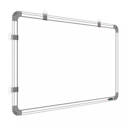 SHELFKING Non-Magnetic 45.72 x 60.96 cm (1.5x2 Feet) Double Sided Whiteboard and Chalkboard Both Side Writing Boards, One Side Whiteboard Marker and Back Side Chalkboard Surface-11