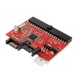 LOTA PATA/IDE 40-Pin to SATA Converter Adapter Red & Black Supports High-Speed Data Transfer, MST-1342-LT-22