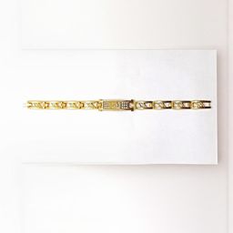 Dynamic Retail Global Men Gold-Plated Link Bracelet-image-96
