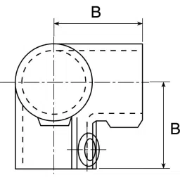 RS PRO 3-Way Connector Connecting Component,Strut Profile,Round Tube Size Model No 2863392 image 3