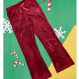 Pantaloons Junior Solid Track Pant - Maroon-image-7