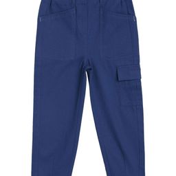 MINI KLUB Cotton Solid Pocket Detailed Pant - Navy Blue-image-45