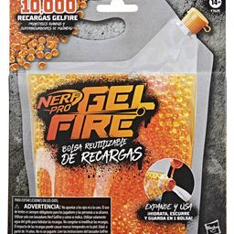 Nerf Pro Gelfire Blaster Gun With Reusable Ammo Pouch & 10000 Dehydrated Gelfire Rounds - Orange-18