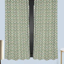 Dekor World Multicoloured Set of 2 Window Curtain-18