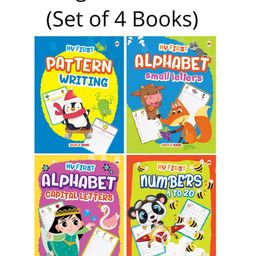 Maple Press Writing Books for Kids Set of 4 Books Learn and Practice Pattern Writing Numbers ABC Capital Letters Small Letters - English image 2