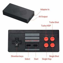 Zyamalox Plug & Play Wireless 600 Video Game for Kids 8 bit Retro Built-in Games for up to 2 Players-Multi Color image 2