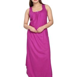 Inner Beats Women Purple Nightdress-image-70