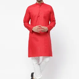TS LIFESTYLE Men Thread Work Kurta-image-59