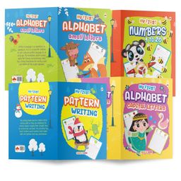 Maple Press Writing Books for Kids Set of 4 Books Learn and Practice Pattern Writing Numbers ABC Capital Letters Small Letters - English image 4