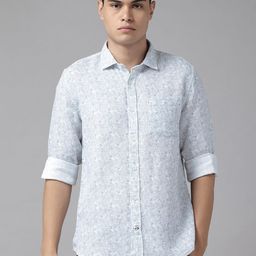 Blackberrys Cotton India Slim Fit Floral Print Casual Shirt-image-64