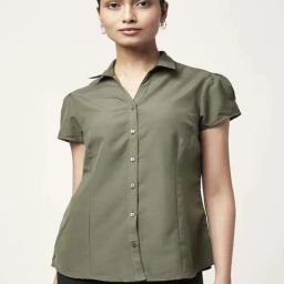Annabelle by Pantaloons Green Regular Fit Shirt-picture-10