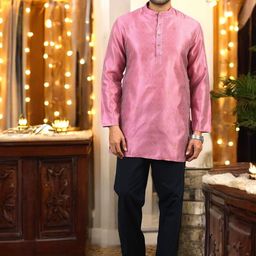 TATTVA Men Thread Work Kurta-24