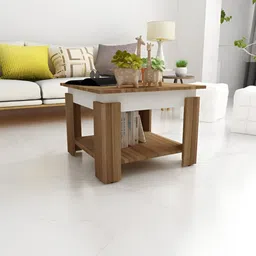 SIVOM Coffee Brown Engineered Wood Coffee Table-image-10