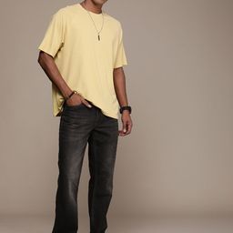 The Roadster Life Co. Men Bootcut Heavy Fade Stretchable Jeans-image-56