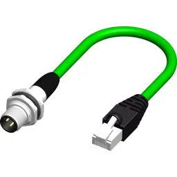 RS PRO Straight Male M12 to Straight Male RJ45 Ethernet Cable 0.5 m, 2500713-image-56