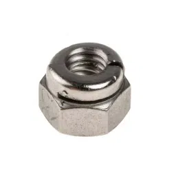 RS PRO Hex Nut Plain Lock Nut M6, 6655612 (Bag of 25 pcs)-12