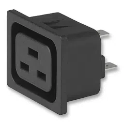 SCHURTER Outlet, Iec, 1.5 mm, 16A, Snap-In, 4797.0015-46