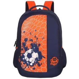 Skybags 35 Ltrs Navy & Orange Medium Backpack-22