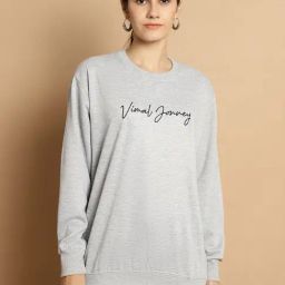 Vimal Jonney Grey Printed Pullover-image-35