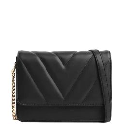 Fastrack Black Quilted Medium Sling Handbag-image-62
