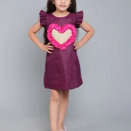 Pink Chick Colourblocked Flutter Sleeve A-Line Dress-18