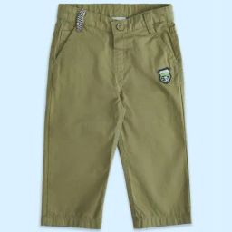 Pantaloons Baby Green Cotton Regular Fit Trousers-image-48
