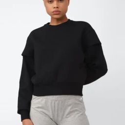 Reebok Black Cotton Sweatshirt-image-34