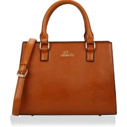 Lavie Liz Shelly Tan Textured Medium Satchel Handbag-image-56