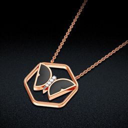 Joyalukkas Smoky Butterfly Diamond Pendant -2.92 gm-image-8