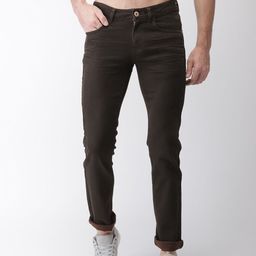 Flying Machine Men Brown Jackson Skinny Fit Low-Rise Clean Look Stretchable Jeans-image-10