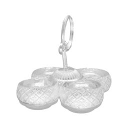 Sri Jagdamba Pearls 4 Cups 0.8 Silver Chopra With Handle - 60 gm-picture-16