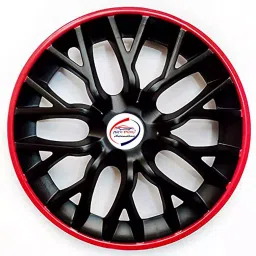 Auto Pearl gBR19 R14 35.56 cm (14 Inch) Press Type Wheel Hubcap with Retention Ring Glossy GTR Black Red Wheel Cover for Maruti Swift Dzire ZDI (Set of 4)-image-94