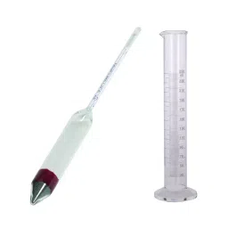 Japsin Instrumentation Brix Hydrometer Range 60-90 for Sugar, Cyrup & Beavarage With 250 ML Cylinder-48