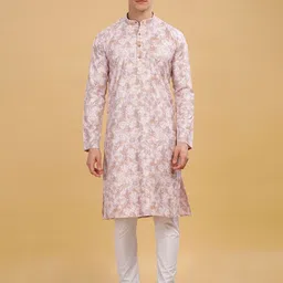 Anouk Men's Ethnic Foil Printed Long Kurta-99