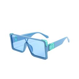 Mast & Harbour Unisex Square Sunglasses with UV Protected Lens Diton Blue-Blue-5