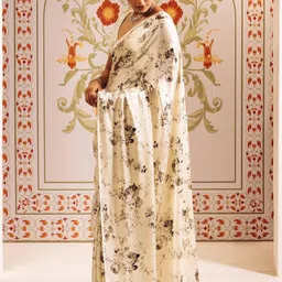 ASISA Floral Printed Satin Saree-image-62