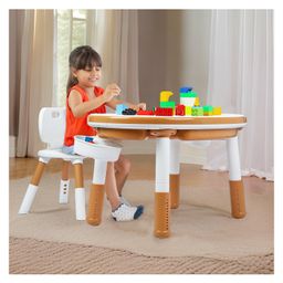 OPlus Blocks cum Sensory Table with chair - Blue color-26