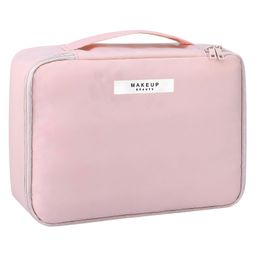 COZY VIBES Portable Travel Makeup Bag Large Capacity Cosmetic Organizer for Women & Girls- PACK OF 1- COLOR MAY VARY-2