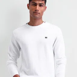 Arrow Sport Men Pullover Round Neck Sweaters-image-48