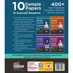 disha publications Super 10 CBSE Class 10 Science 2024 Sample Papers with 2023 Previous Year Solved Papers, CBSE Sample Paper & 2020 Topper Answer Sheet 2nd Edition | Solutions with marking scheme | [Paperback] Disha Experts image 2