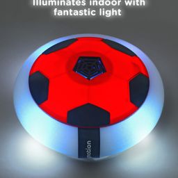 Play Nation Rechargeable Hover Ball with Music & Light - Red & Black image 2